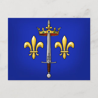 Heraldry van Joan of Arc Jeanne d'Arc Briefkaart