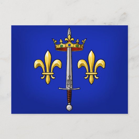 Heraldry van Joan of Arc Jeanne d'Arc Briefkaart (Voorkant)
