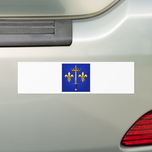 Heraldry van Joan of Arc Jeanne d'Arc Bumpersticker (Op auto)
