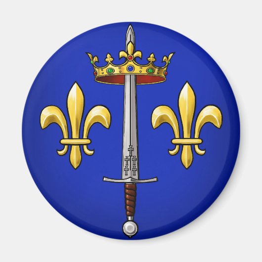 Heraldry van Joan of Arc Jeanne d'Arc Magneet (Voorkant)