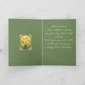 Heralds of Spring Daffodil, March Birthflower Kaart (Binnen)