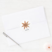 Herb Anise Waterverf Ronde Sticker (Envelop)