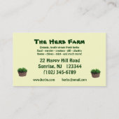 Herb Boerderij Visitekaartje (Achterkant)