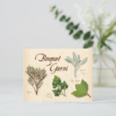 Herb Bouquet-Briefkaart aanpassen Briefkaart (Staand voorkant)