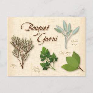 Herb Bouquet-Briefkaart aanpassen Briefkaart