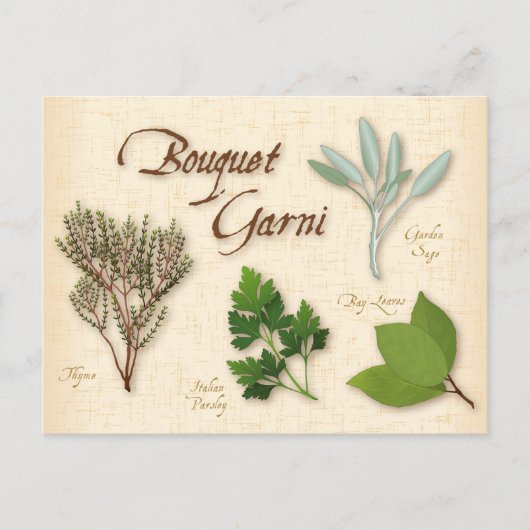 Herb Bouquet-Briefkaart aanpassen Briefkaart (Voorkant)
