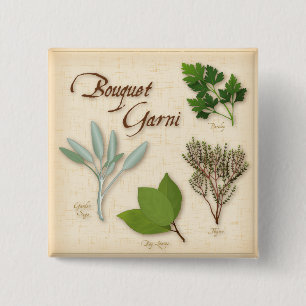 Herb Bouquet Button