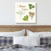 Herb Bouquet Canvas Art (Insitu (Slaapkamer))