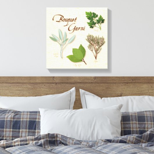 Herb Bouquet Canvas Art (Insitu (Slaapkamer))
