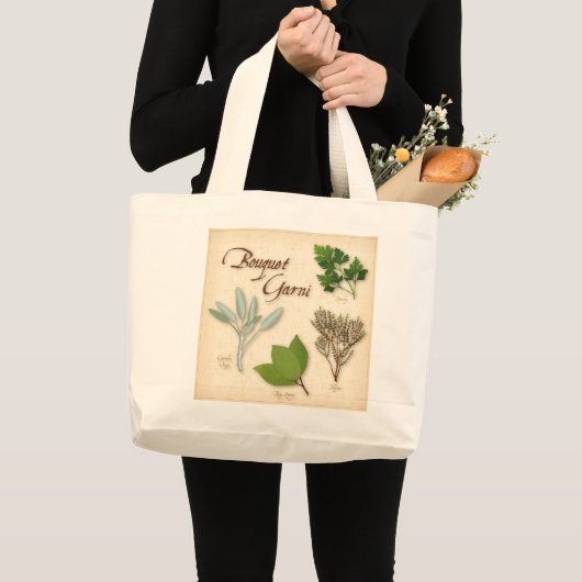Herb Bouquet Canvas tas (Voorkant (product))