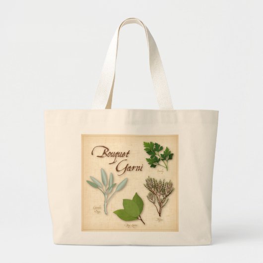 Herb Bouquet Canvas tas (Voorkant)