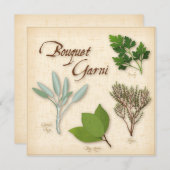 Herb Bouquet Card (Voorkant / Achterkant)