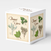 Herb Bouquet Favor Box Bedankdoosjes (Voorkant Zijde)
