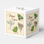 Herb Bouquet Favor Box Bedankdoosjes (Achterkant)