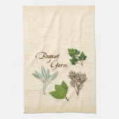 Herb Bouquet Kitchen Towel Theedoek (Verticaal)