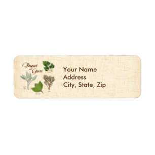 Herb Bouquet Labels aanpassen