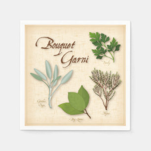 Herb Bouquet Napkins Servet