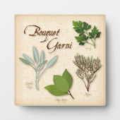 Herb Bouquet Plaque Fotoplaat (Voorkant)