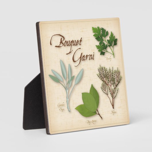 Herb Bouquet Plaque Fotoplaat (Voorkant)