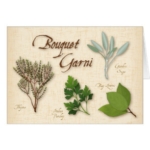 Herb Bouquet Recipe Wenskaart