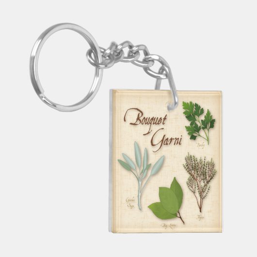 Herb Bouquet Sleutelhanger (Voorkant Links)