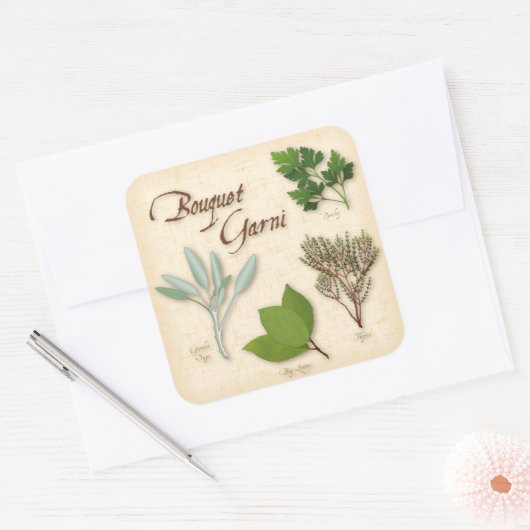 Herb Bouquet Stickers (Envelop)