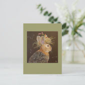 Herb de Bun en Jula het kardinale baby briefkaart (Staand voorkant)