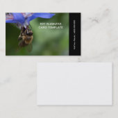 Herb Flowers Spring Photography Bee Visitekaartje (Voorkant / Achterkant)