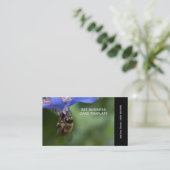 Herb Flowers Spring Photography Bee Visitekaartje (Staand voorkant)