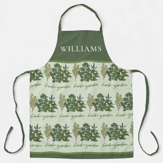 Herb Garden All-Over Print Schort (Voorkant)