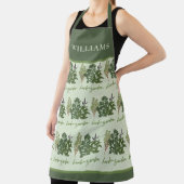 Herb Garden All-Over Print Schort (Insitu)