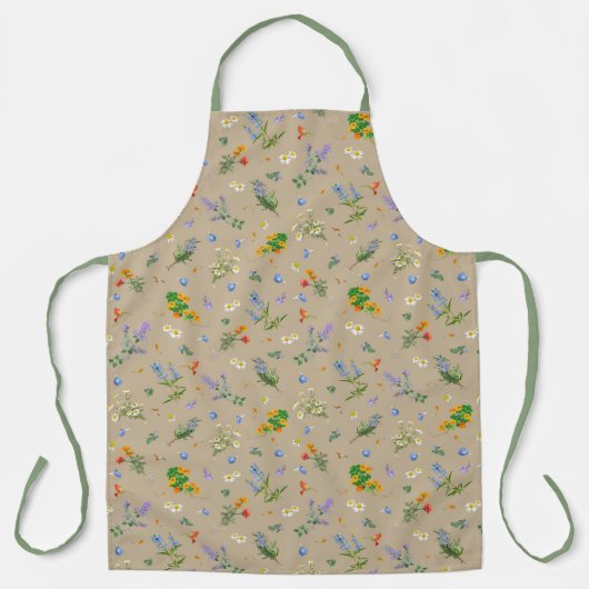 Herb garden apron schort (Voorkant)