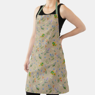 Herb garden apron schort