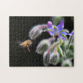 Herb Garden Flower Borage & Honey Bee Legpuzzel (Horizontaal)