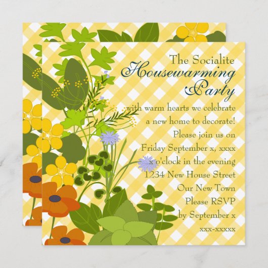 Herb Garden Kaart (Voorkant / Achterkant)