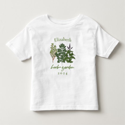 Herb Garden Kinder Shirts (Voorkant)