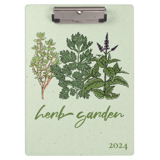 Herb Garden Klembord (Voorkant)