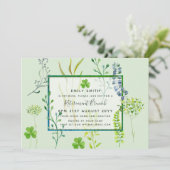 Herb Garden Retirement Waterverf Kaart (Staand voorkant)