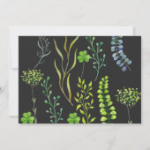 Herb Garden Retirement Waterverf Kaart (Achterkant)