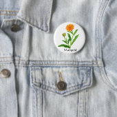 Herb Garden Series - Marigold Ronde Button 5,7 Cm (In situ)