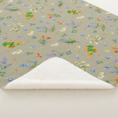 Herb garden sherpa deken (3/4)