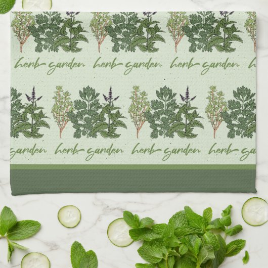 Herb Garden Theedoek (Gevouwen)