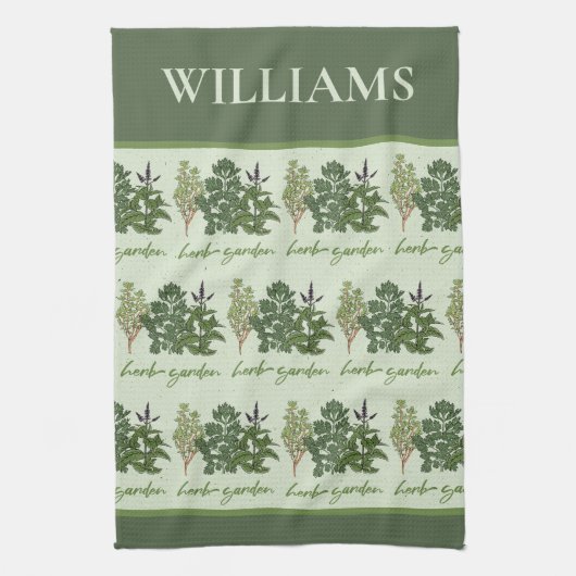 Herb Garden Theedoek (Verticaal)