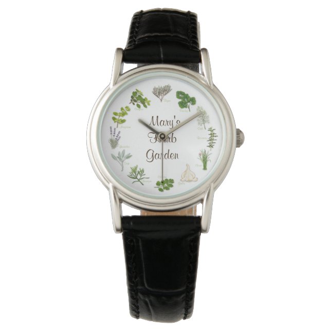Herb Garden Tijm Horloge (Voorkant)