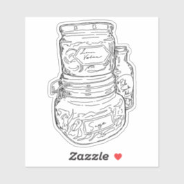 Herb Jars Sticker