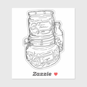 Herb Jars Sticker