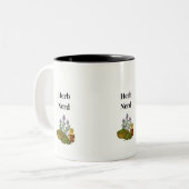 Herb Nerd Tweekleurige Koffiemok (Voorkant links)