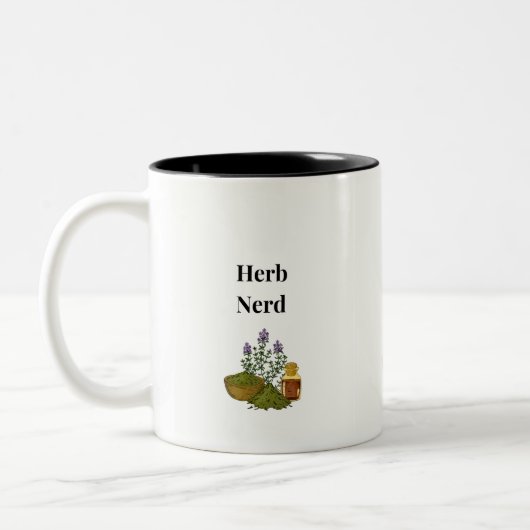 Herb Nerd Tweekleurige Koffiemok (Links)