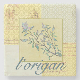 Herb Oregano Stone Onderzetter