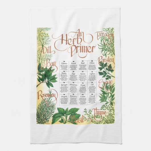Herb Primer Theedoek (Verticaal)